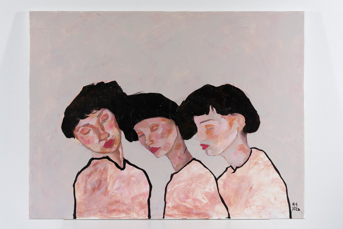 "Triplets" 60x80 cm
