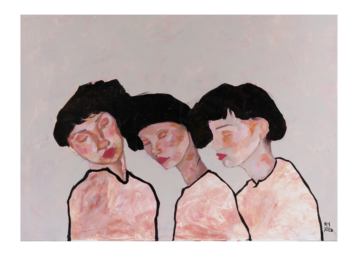 "Triplets" Print