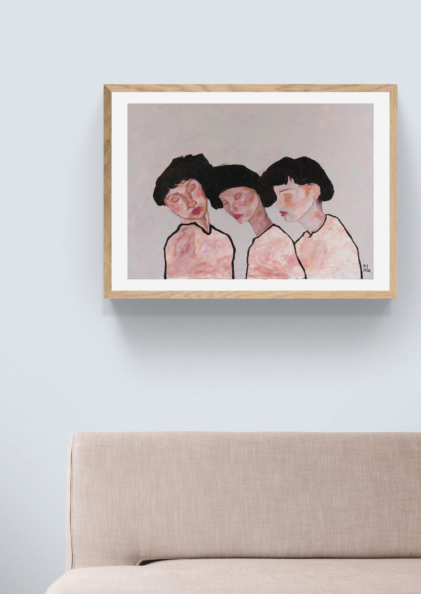 "Triplets" Print